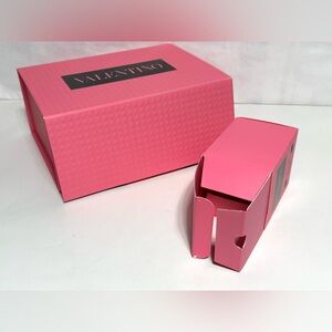 Valentino Donna empty Vibrant Pink Gift Box Set (9.5" x 7"x 4")